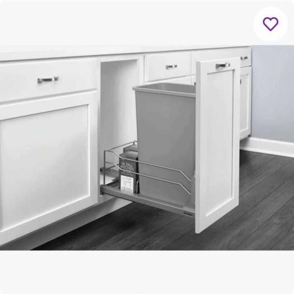 Pullout kitchen trash can kit-NIB - Picture 2 of 3
